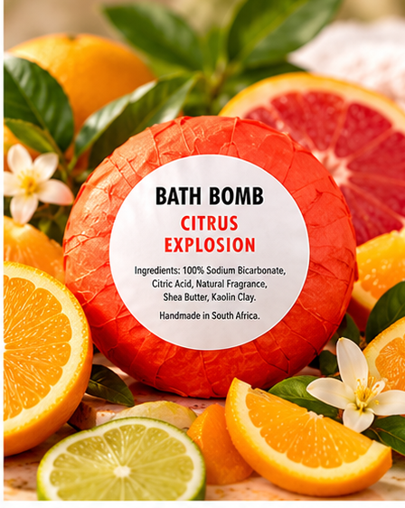 Large Wrapped Bath Bomb - 55MM
