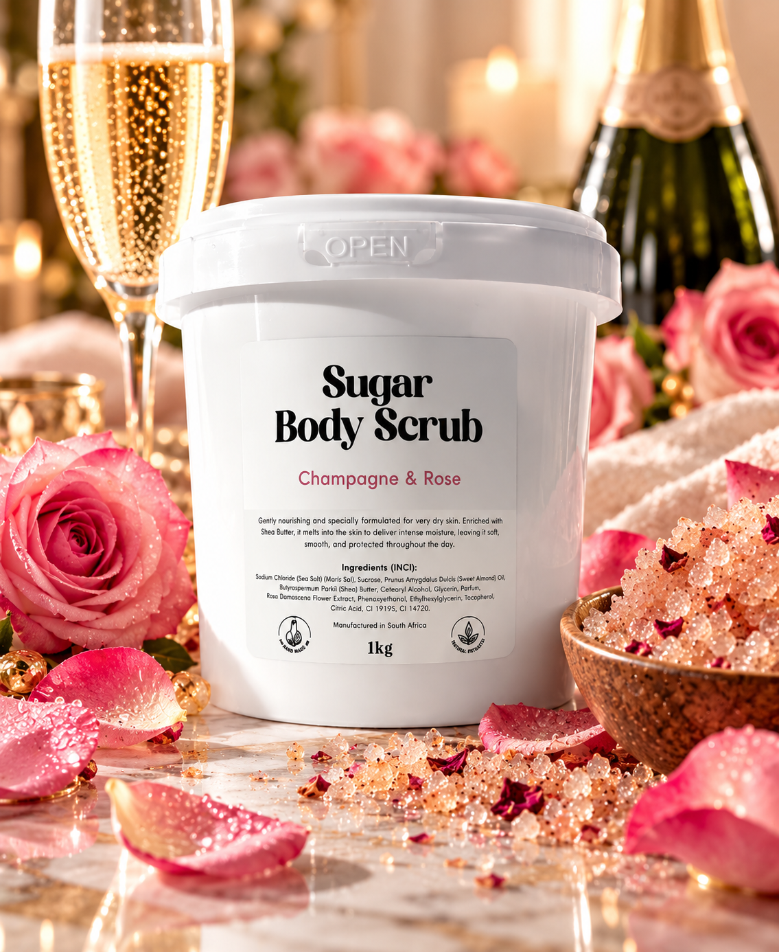 Fragranced Sugar Scrub - 1kg
