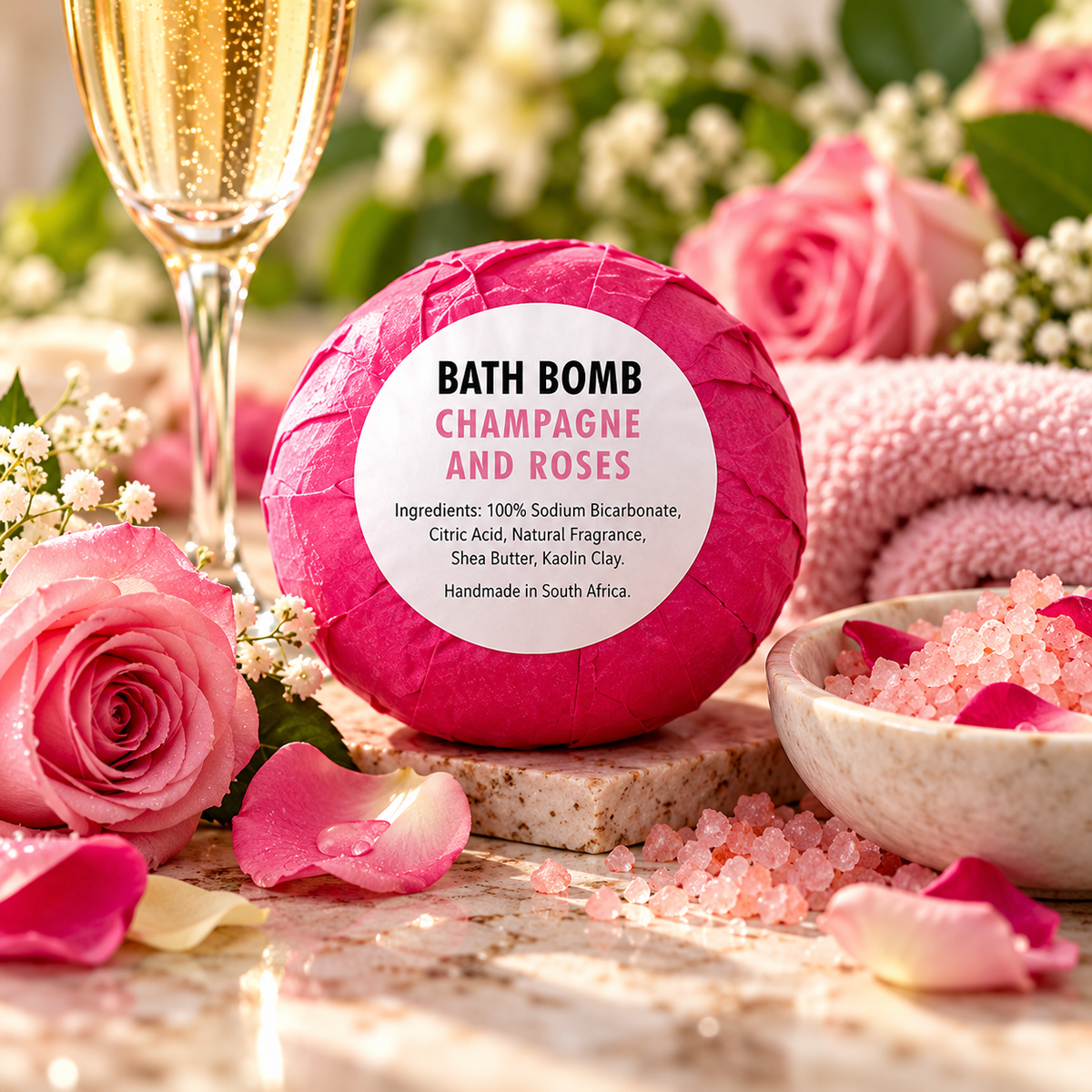 Large Wrapped Bath Bomb - 55MM