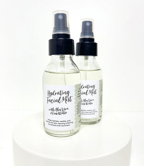 Hydrating Aloe and Rose Water Facial Mist - 100ml