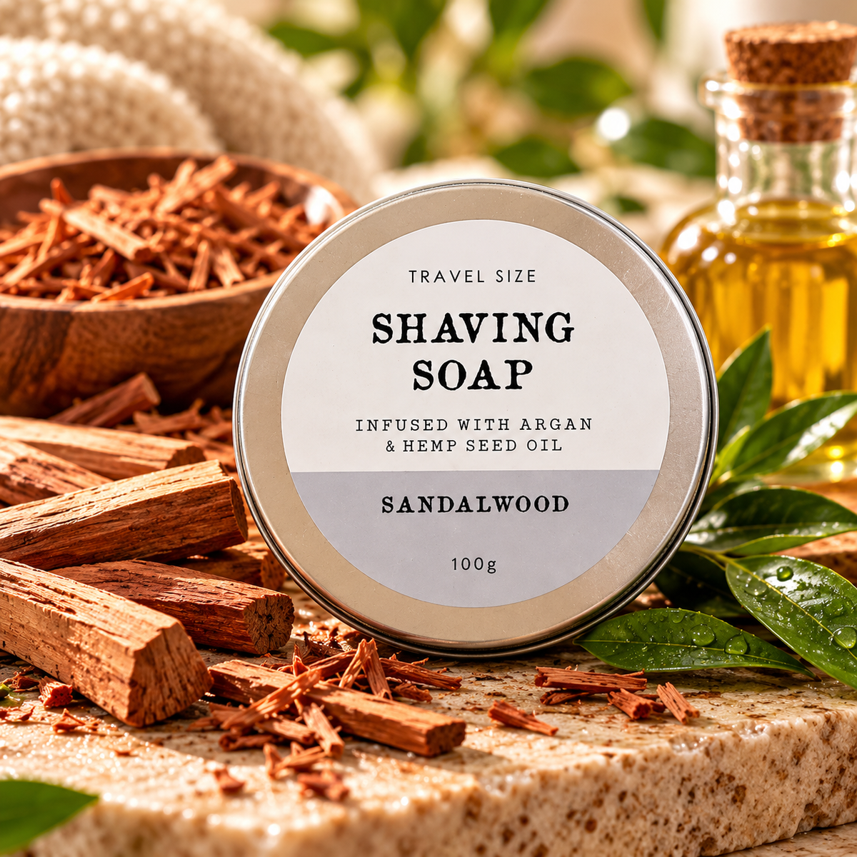 Shaving Soap in Tin - 100g