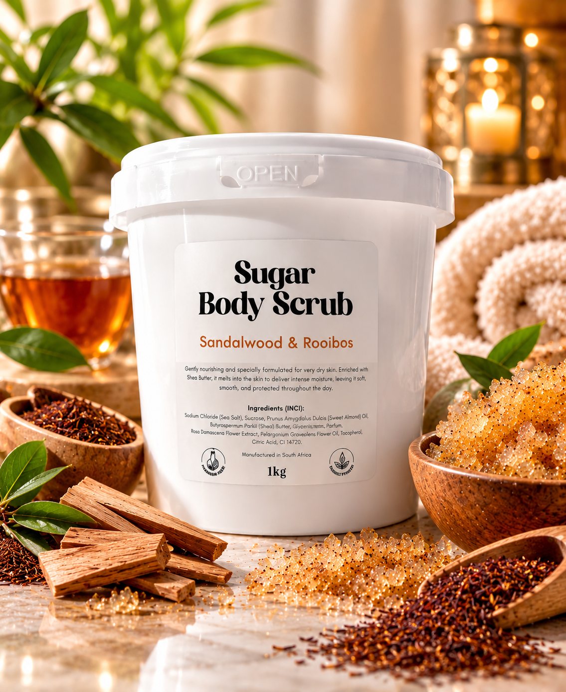 Fragranced Sugar Scrub - 1kg