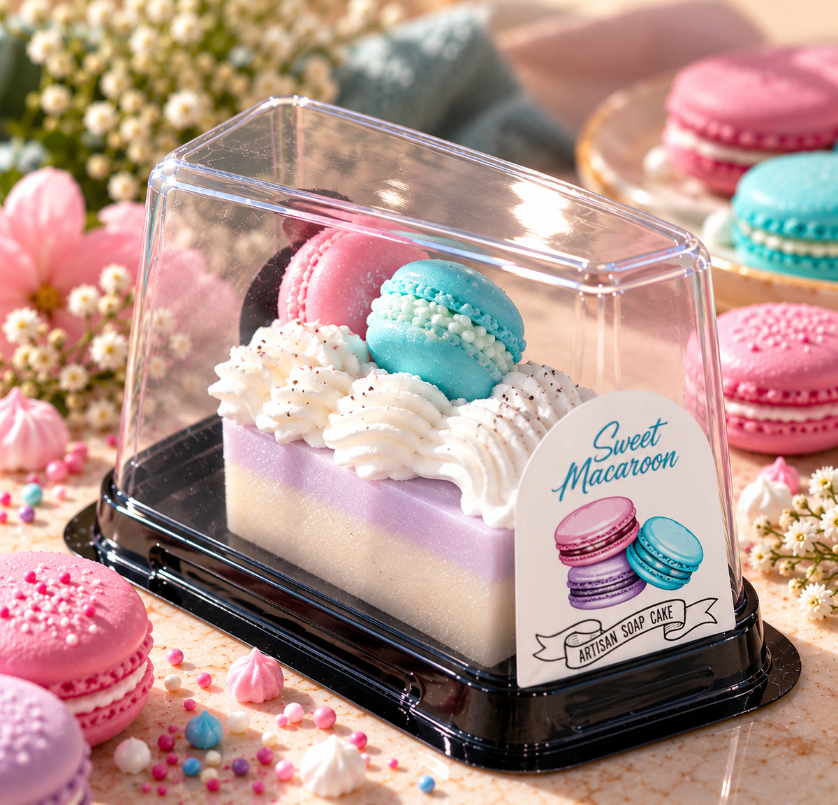 Soap Cake Slices