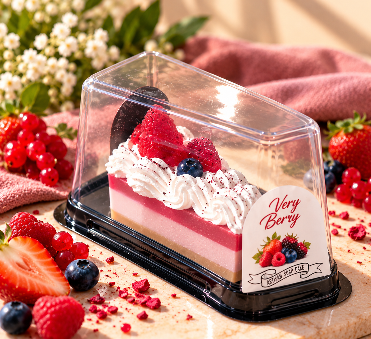 Soap Cake Slices