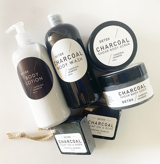 Charcoal Detox - Soap on a Rope - 150g