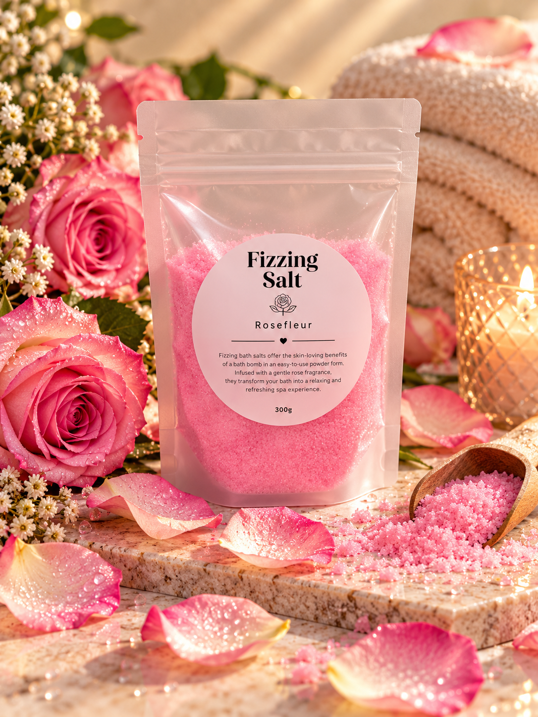 Fizzing Bath Salt - 500G