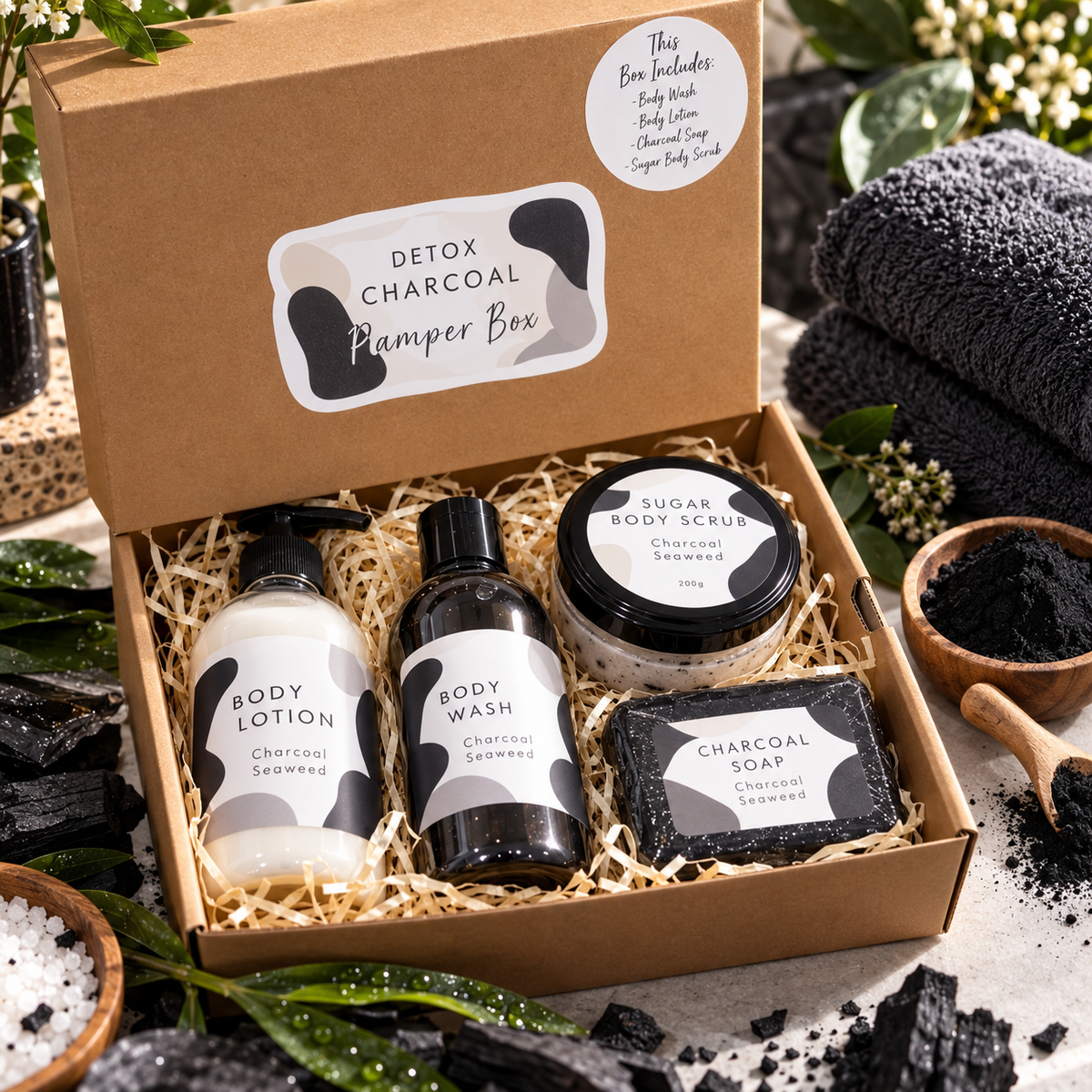 Charcoal Detox Pamper Box