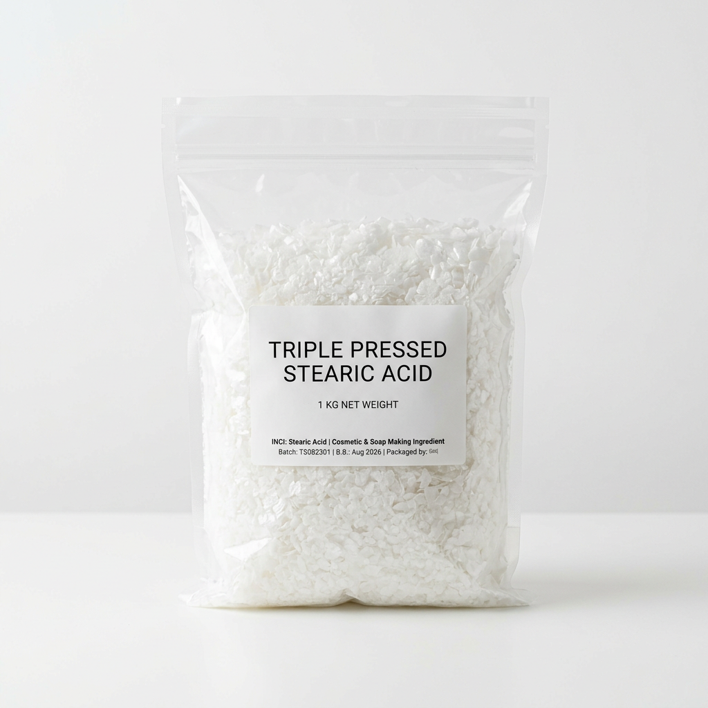 Triple Pressed Stearic Acid - 1kg